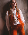 Aru Vest - Burnt Orange