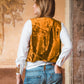 Aru Vest - Saffron Yellow